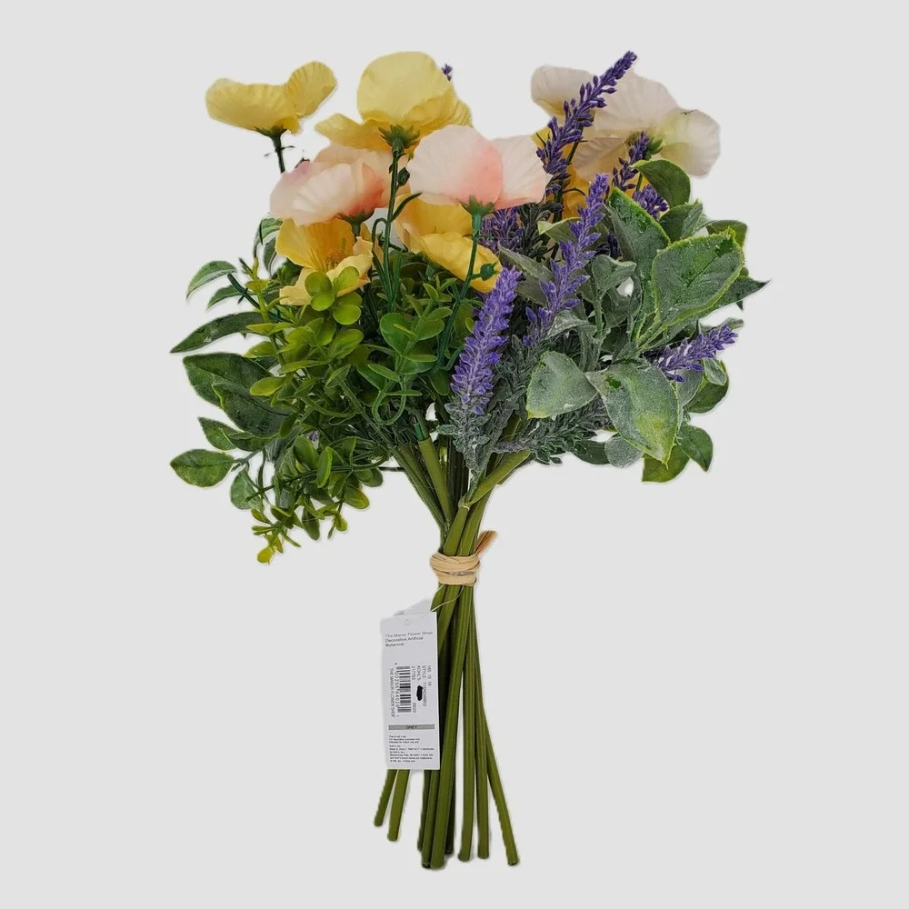 Sonoma Goods For Life The‎ Manor Flower Shop Artificial Poppy Lavender Bouquet